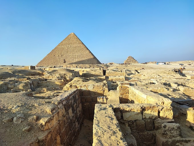 Pyramid of Khentkaus I in Egypt